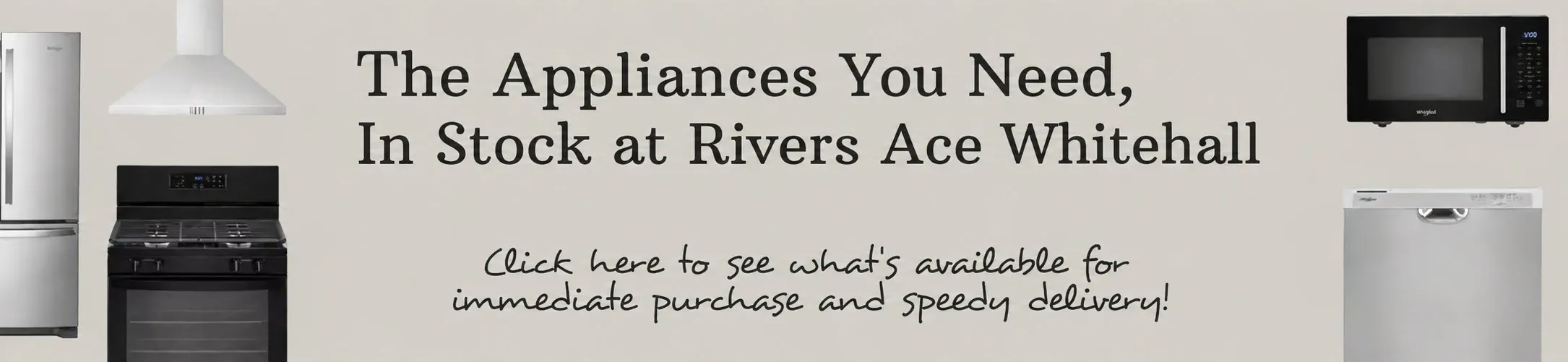 shop instock appliances